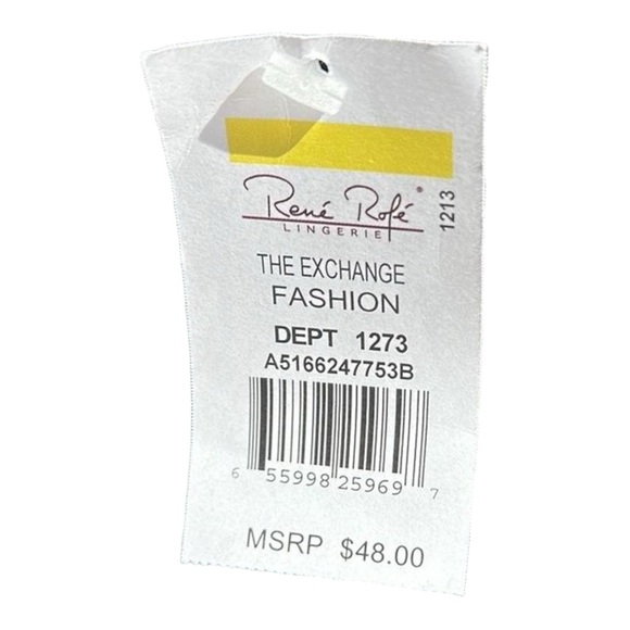 NWT Rene Rofe lounge dress with front pockets black/white size S - Picture 3 of 4